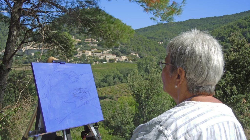 La peinture en plein air …